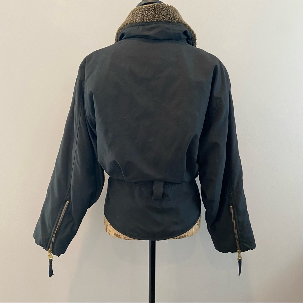 ANDREW MARC Winter Jacket Vintage 90’s Faux Fur Trim Ski Snow Small - Picture 5 of 13